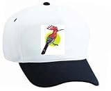  : White Cap with forecast, astrology, sign, horoscope, bird, animal, chinese, hoopoe