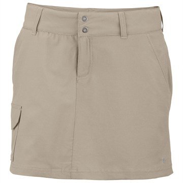 Columbia Sportswear Women's Silver Ridge Skort, 12, Fossil