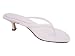 Daisy Fuente Poise White Leather Thong Sandals sz 9