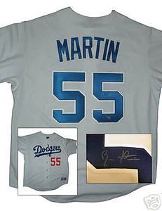 Russell Martin Signed Los Angeles Dodgers Home Jersey