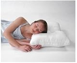 Soft Cervical Pillow - Standard size works with the body's own alignment to support the neck for full night's sleep.