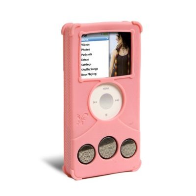 ifrogz Audiowrapz Speaker Case for iPod nano 3G (Pink)