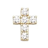 Cross Pendant 14K Yellow Gold 15.50X11.50 MM