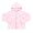 Antigua University of Washington Girl's Pink Lucky Long Sleeve Fleece Hoody (Small)