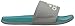 adidas Women's Adilette SC, Solid Grey/Chalk White/Shock Green, 11