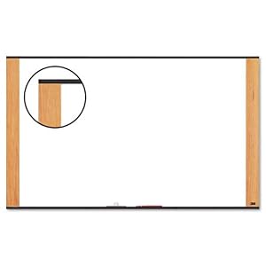 3M Products – 3M – Melamine Dry Erase Board, 48 x 36, Light Cherry Frame – Sold As 1 Each – Melamine dry erase board is built to last. – Features a durable modern-looking frame. – Convenient accessory tray snaps into place. – Includes mounting brackets plus CommandTM picture hanging strips to stabilize bottom. – Frame is securely fastened with screws for additional durability.