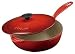 Kitchen & Housewares : Le Creuset Enameled Cast-Iron 3-Quart Saucier Pan, Red