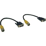 Tripp Lite Type-B Easy Pull DVI-D Single Link Male-to-Male Connectors