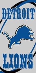 Detroit Lions Fiber Reactive Pool/Beach/Bath Towel (Team Color)