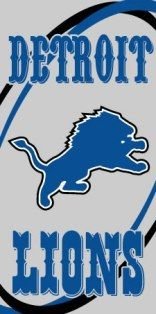 Detroit Lions Fiber Reactive Pool/Beach/Bath Towel (Team Color)