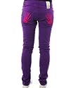 Criminal Damage Skinny Fit Stretch Jeans with Pink Skeleton Hands