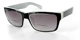 South Beach Wayfarer Geek-Chic Bifocal Sunglasses with Graduated Tint are designed in Italy for Youthful Men and Women who need to Read as they Work and Play in the Sun