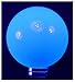Rock Ridge Magic 76mm Aqua UV Acrylic Contact Juggling Ball (2.95 inches)