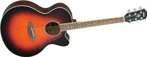 Yamaha CPX500II Medium-Jumbo Cutaway Acoustic-Electric Guitar Old Violin Sunburst On Sale
