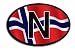 Norway - Wavy Oval Decals