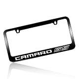 Chevrolet Camaro SS Black Metal License Plate Frame