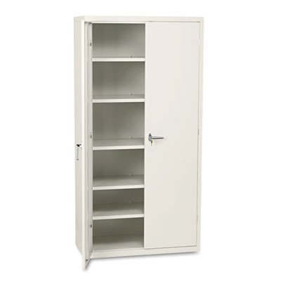 HON SC1872L 36 by 18 by 72-Inch 5 Adjustable Shelves Assembled High Storage Cabinet, Putty