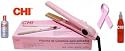 CHI Pink 1" Breast Cancer Awareness Flat Iron + Free CHI Styling Products