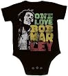 BOB MARLEY - Smiling Love - Vintage Black Onesie / Baby T-shirt