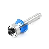 uxcell　ラウンドオーバー　ビット　 50mmの長さ　カッティング　ビード　ルーター　　シルバー　トーン　ブルー