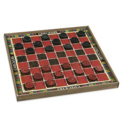 Melissa & Doug Classic Wooden Checkers Game Board