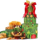 Holiday Cheer Gourmet Food Tower - Christmas Gift Basket
