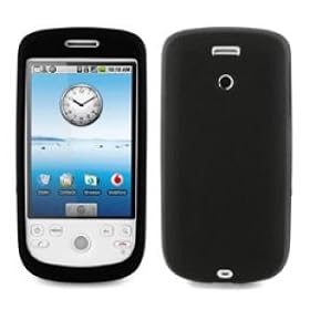 MCA - Housse Silicone Noire Compatible HTC Google Phone G2 Magic