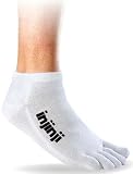 injinji Performance Original Weight Micro Toesocks, White, Small