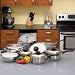 Chef's Secret 15-Piece Element Stainless-Steel Cookware Set