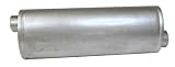PARTSMART SMR86536M Oval Muffler Type 2, ASM Exhaust, Aluminized Steel