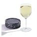 COASTER SET SCROLL BLK