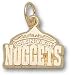 Denver Nuggets Solid 14K Gold Logo 3/8'' Pendant