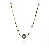 WILLOW GOLD: *BLACK SWAN HEMATITE NECKLACE 14KY*