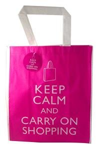 Keep Calm and Carry On shopping Tote Bag