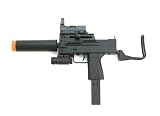 Spring Mac 10 P815A Sub Machine Gun, FPS-200, Silencer Airsoft Gun
