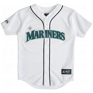 MLB Men?s Seattle Mariners Replica Home Jersey, White, M