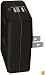 Coby CA81 Dual USB Power Adapter/Charger for MP3 Players (Black)
