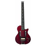 Traveler EG-1 Mahogany Satin Red Electric Travel Guitar with Deluxe Gig Bag