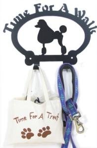Dog Leash Hook - Poodle (Time for a Walk)