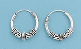 Bali Hoop Earrings - 13 mm x 2 mm