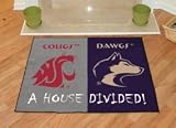 Washington State Cougars House Divided Rug Mat