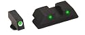 Ameriglo Green Front/Rear Operator Night Sights For Glock 40/10MM Caliber Md: GL148