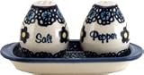 Polish Pottery Salt and Pepper Shakers 980-46