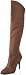 Van2013 Sexy Brown Leather Cuffed Knee High Pirate Boots Sz