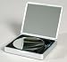 Floxite 10x/1x Removable Suction Cup travel Mirror And Tweezer With Chrome Case