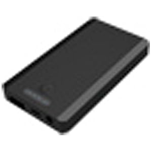 スマイルワールド iPhone/スマートフォン対応 モバイルバッテリー（3000mAh・ブラック）Blue Sphere 3000mAhバッテリー MS-20-BK