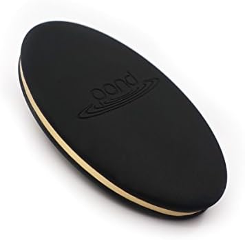 Pond Drop - Non-Slip Car / USB Wireless Qi Charging Pad for Samsung S6 / Edge / Plus Note 5 HTSC 8X and All Qi-Enabled Devices - Black and Platinum Gold Anodized Aluminum