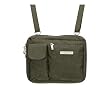 BAGGALLINI WALLET BAG LARGE CRINKLE WLB151C - - DARK OLIVE/SPICE