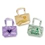 Up-town Girl Metallic Tote Bag Purse! 12 Styles!