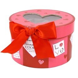 Mother's Day Love Cookies in Heart Box - Gourmet Chocolate Decadence Cookies